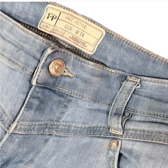Free People Mara Skinny Fit Jeans size 25 - Picture 5 of 9
